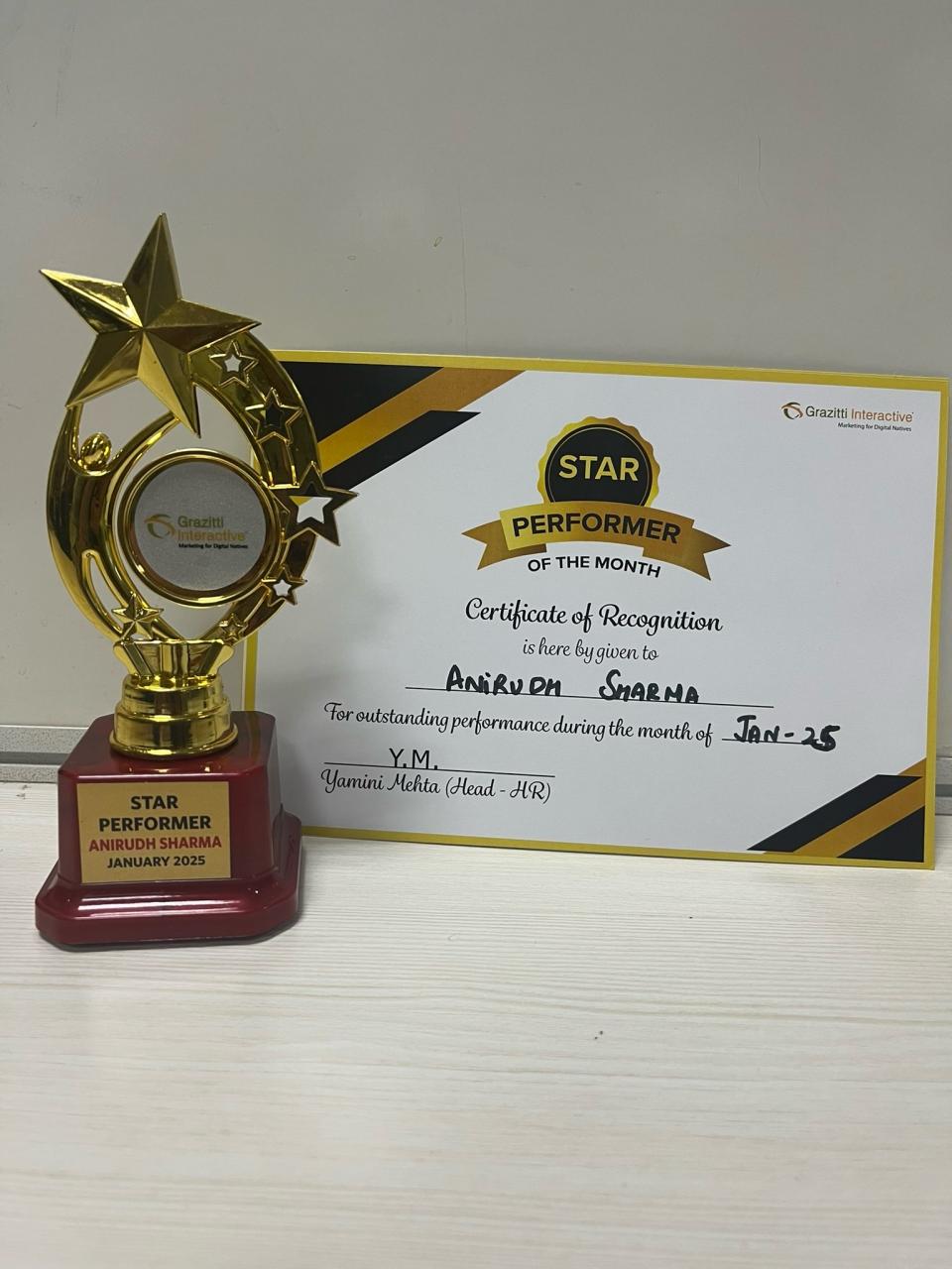 Star Performer (Jan 2025)